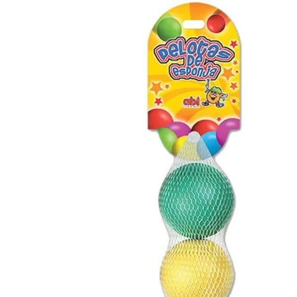 PELOTA ESPONJA 3 SATELITE RED C6 PZAS. C.12